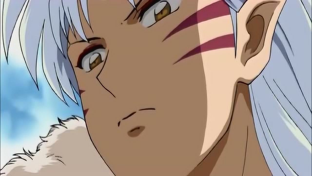 犬夜叉面对拥有天生牙的杀生丸彼世使者牛头马面下跪了