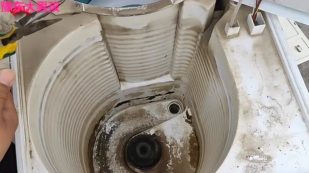 洗衣机脱水桶撞桶,漏水,学会这招,自己动手就能修