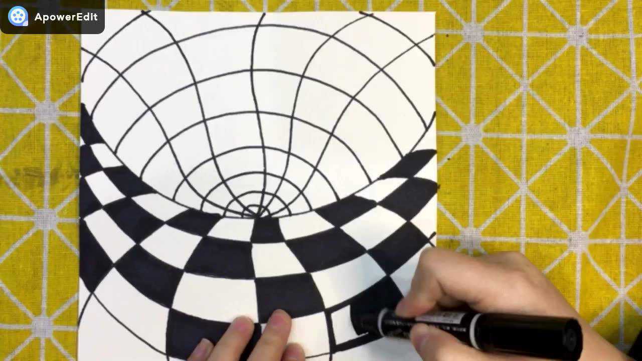 装饰画艺术:第一课《生活中的小漩涡》