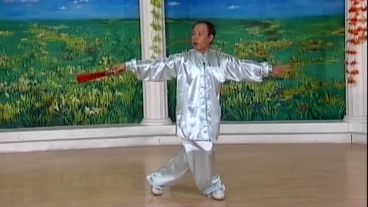 李德印太极功夫扇第一套第二段分解教学_高清1080P在线观看平台_腾讯视频