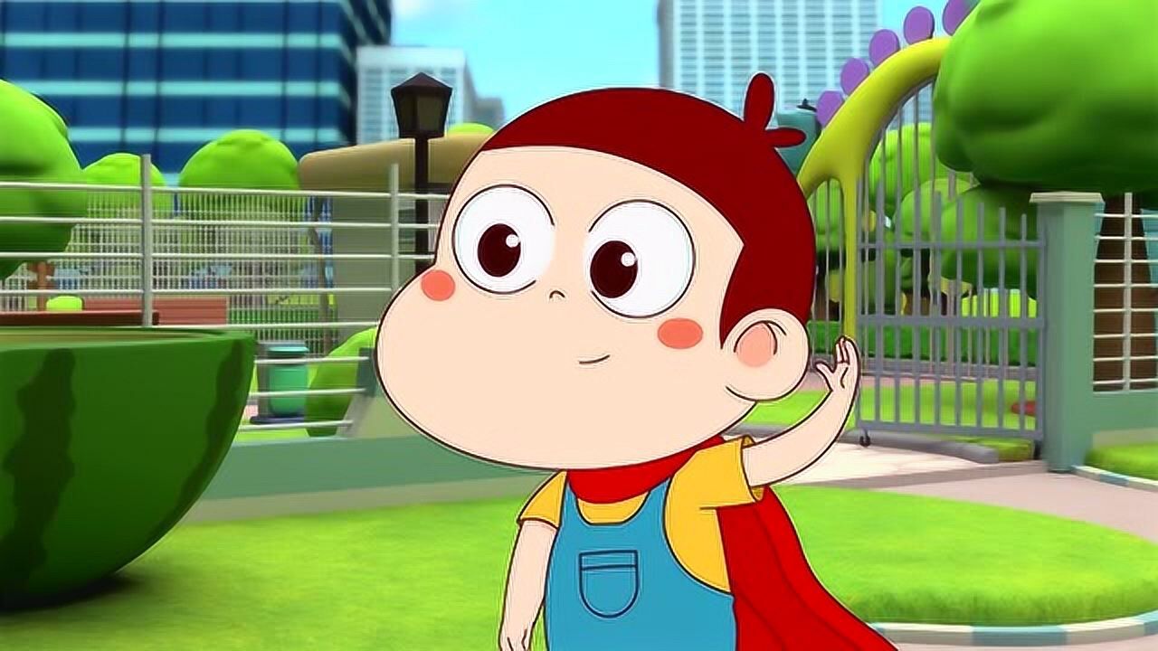 超人找到了阿优,开始教导阿优,就算是小事也要帮人