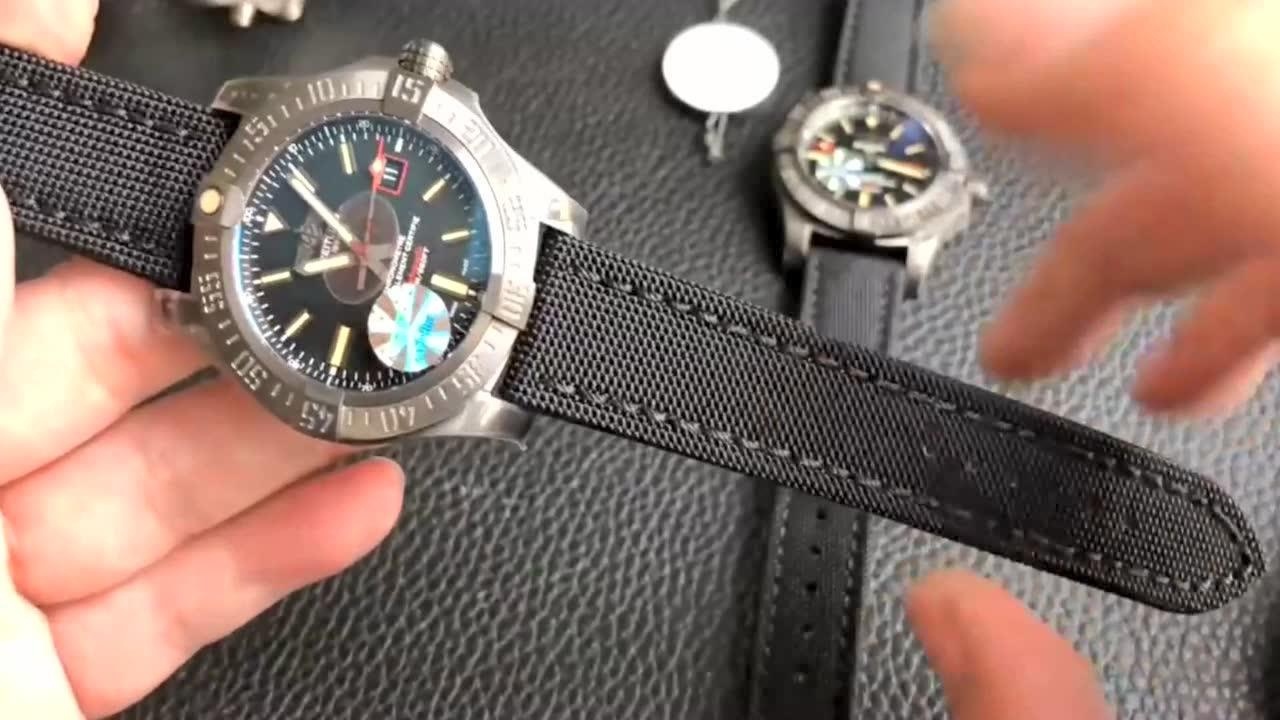 gf厂百年灵黑鸟侦察机v2版v3版48mm钛金属尼龙表带【嘀嗒时刻】