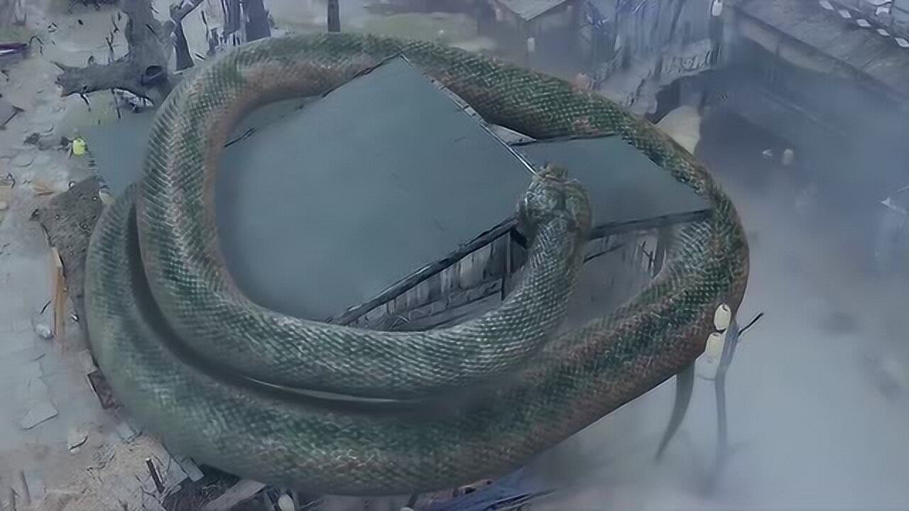 村里闯进一条大蛇四处咬人谁知大蛇并不是野生的