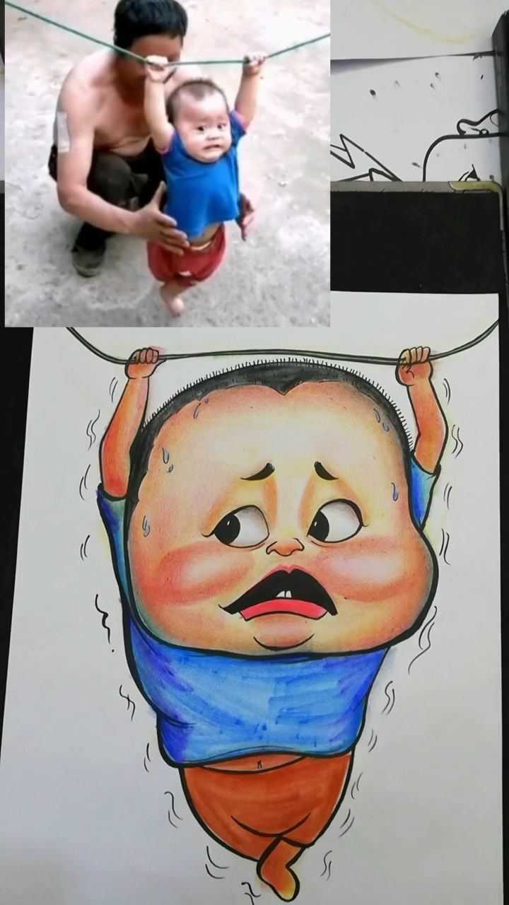 胆战心惊的宝宝