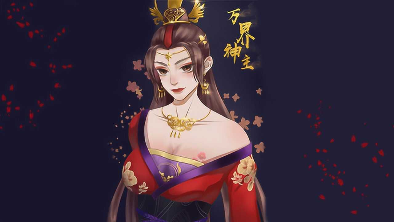 【万界神主手绘】若鸿女神花神宫宫主澹台月绘制过程_高清1080p在线
