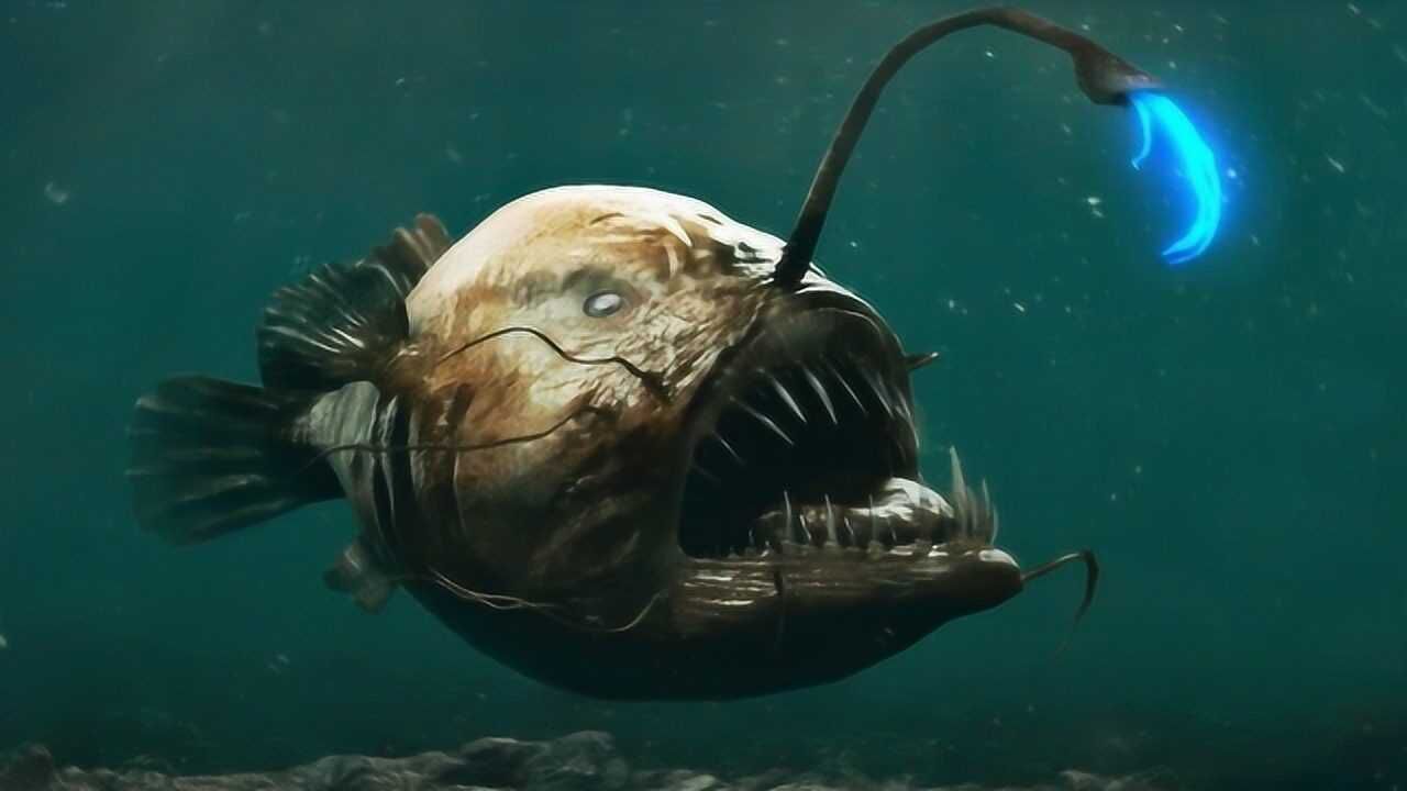专家在深海发现灯笼鱼,头顶大灯泡,真是太神奇了!