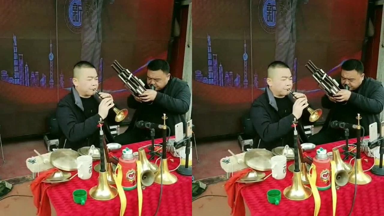 就是唢呐王,为大家演奏二夹弦