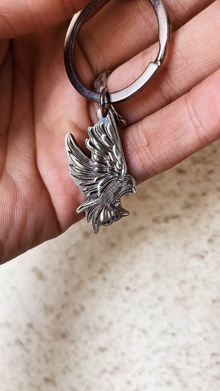 手工制作纯银小麻雀完整版