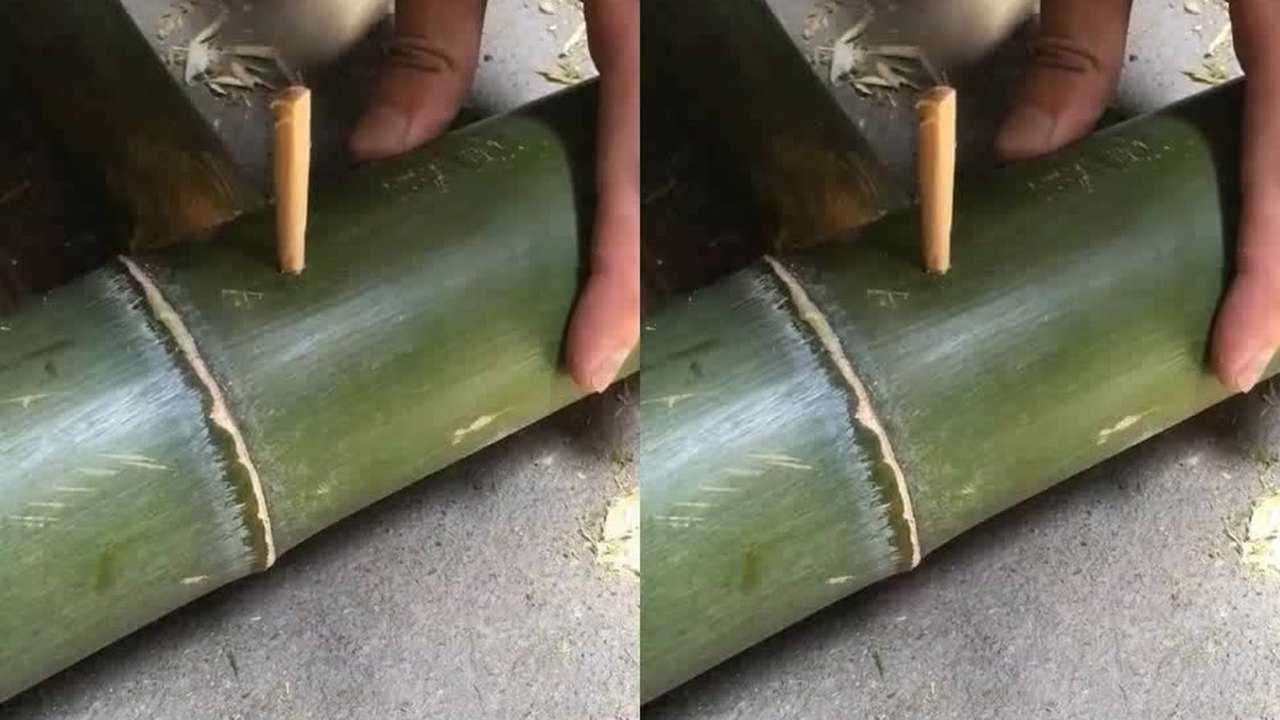 竹子连接固定方法图解图片