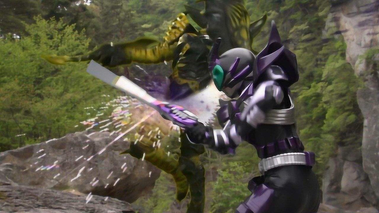 假面骑士剑蝎必杀!华丽的毒液斩击!