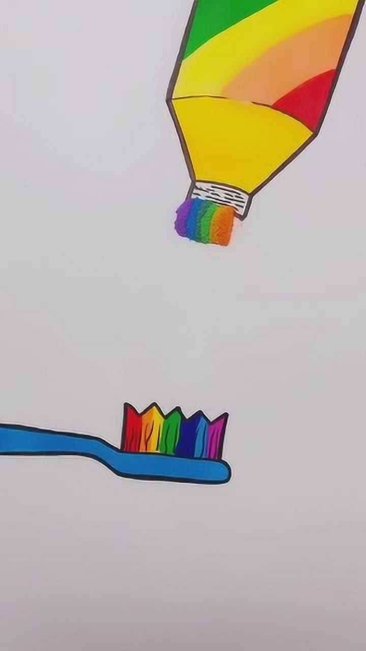 简笔画之口吐芬芳以为技能开大了结果变现实版王一博的佳洁士