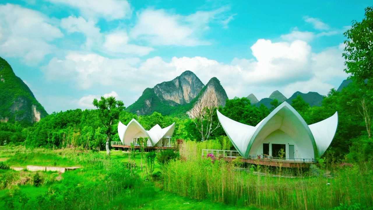 人间仙境  紫云县  格凸河风景区 安之雅帐篷酒店