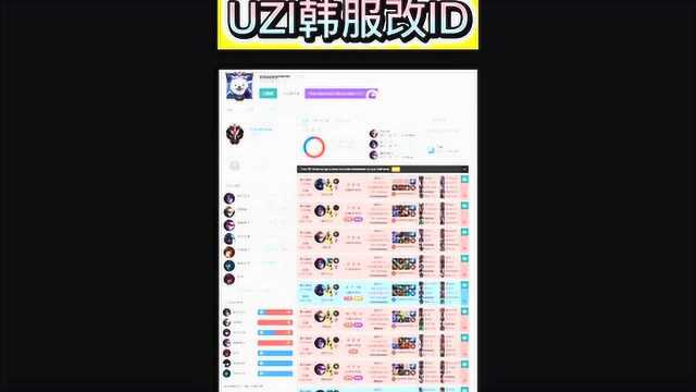 英雄联盟:UZI改了韩服名字,这是不是以为着要走了,网友:青春结束了