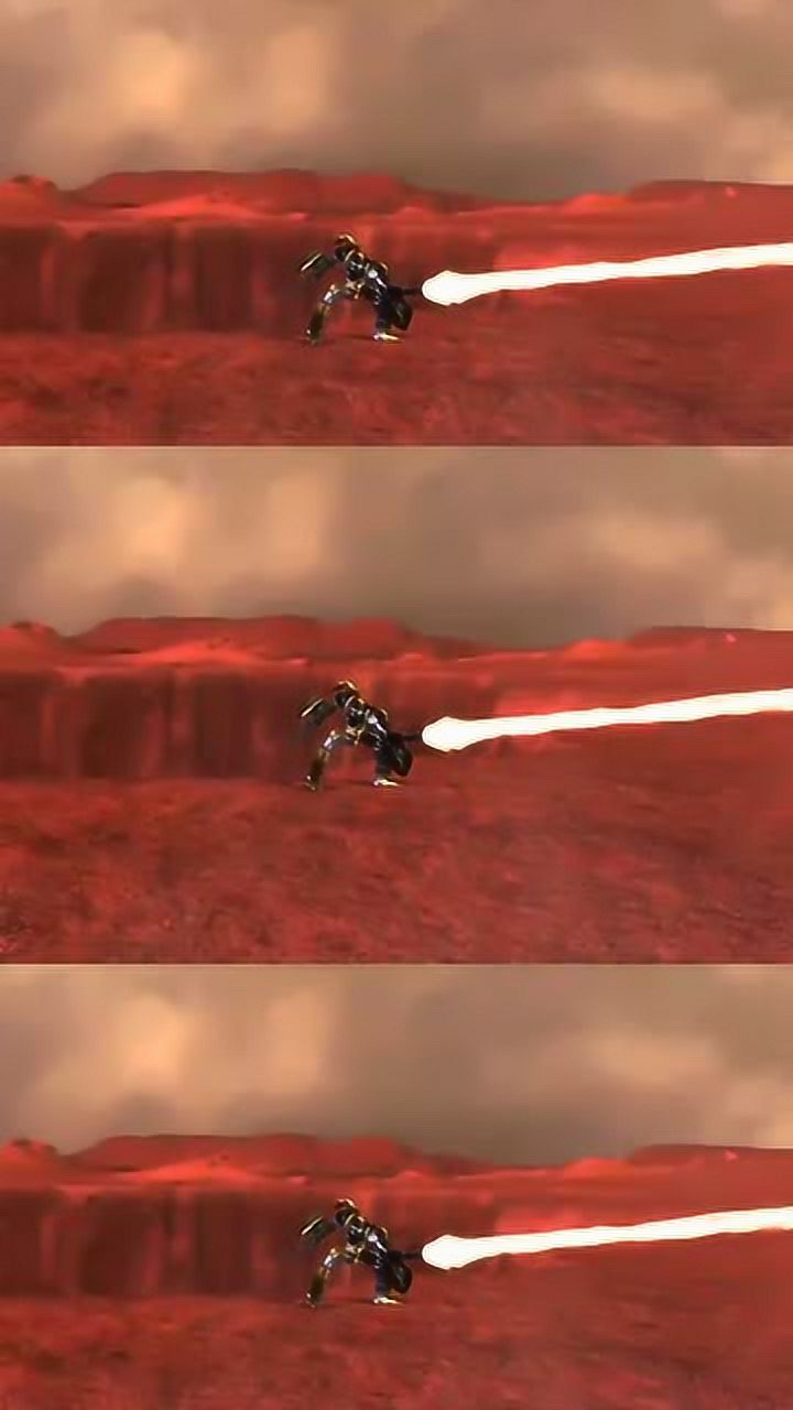 宇宙星神阿瑞斯爆发了强大的力量阻挡住了人多势众的黑暗势力