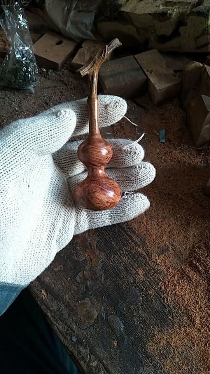 精加工的小葫芦自己纯手工制作完成给自己加个油