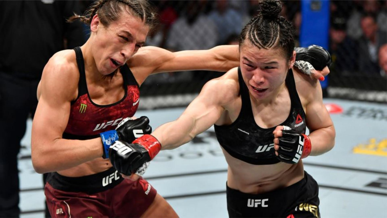 体坛名场面|张伟丽vs乔安娜!拼拳我俩是专业的,绝不偷懒全程高能