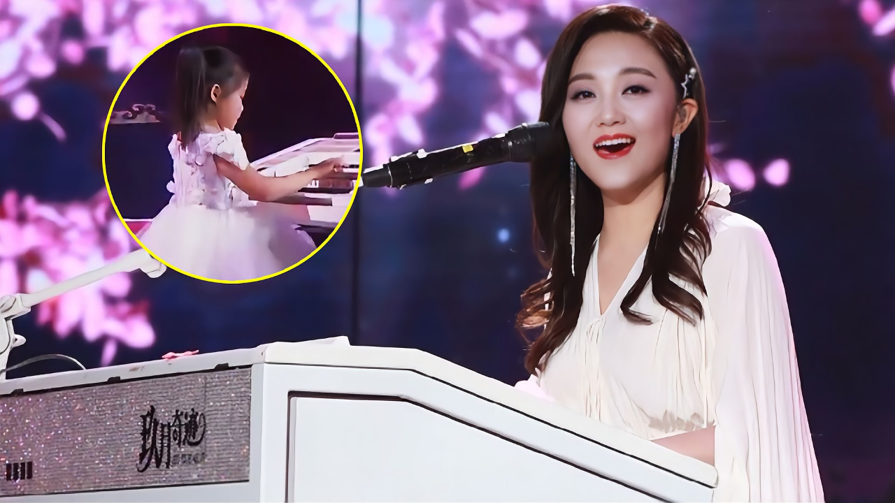 玖月奇迹离婚后,王小玮带女儿共同演绎《云宫迅音》默契十足
