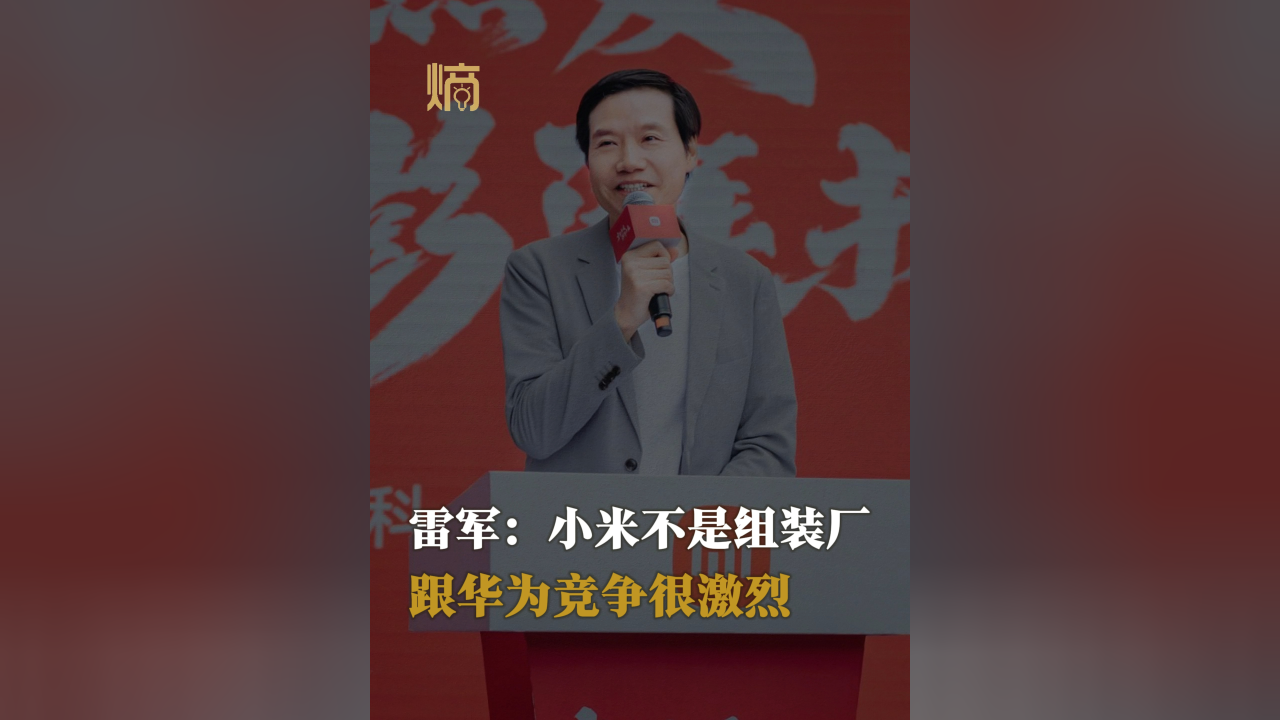 雷军再造新词:苹果三星华为都是厉害的"平方"