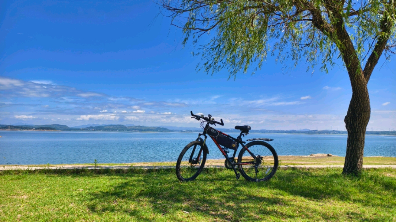 平湖风情|骑行看落日(第20集),给人一种别样的感觉