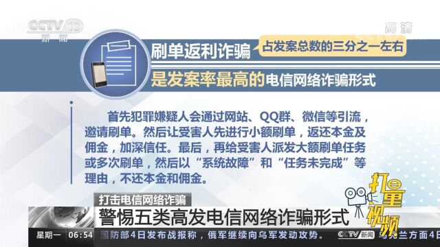 警方提醒:警惕五类高发电信网络诈骗形式