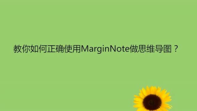 教你如何正确使用MarginNote做思维导图?