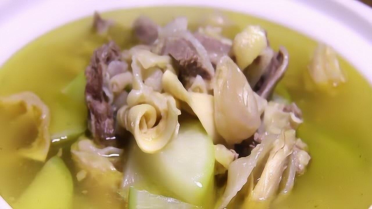 信阳养生菜首批十大特色菜肴,清炖牛肚绷,秋冬进补佳品!