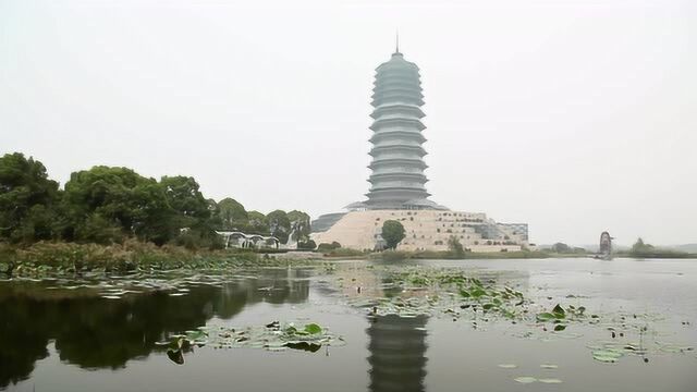 屹立于杭州萧山水博园的中国水利博物馆