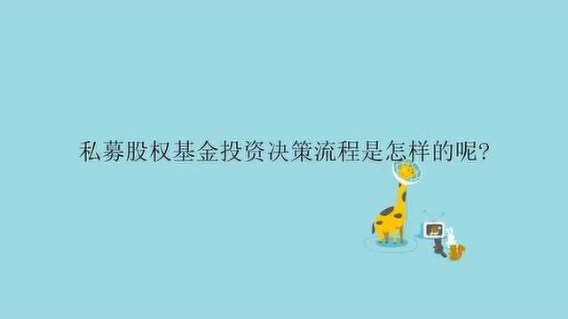 私募股权基金投资决策流程是怎样的呢?