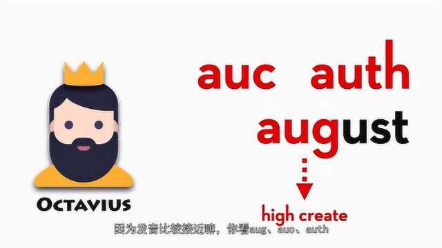 贱贱有词:今日单词August,是不是很简单?