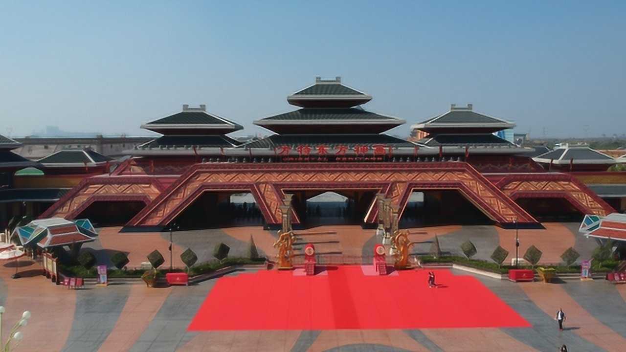 带你漫游荆州方特东方神画乐园,全景无视角,还有好听的民曲