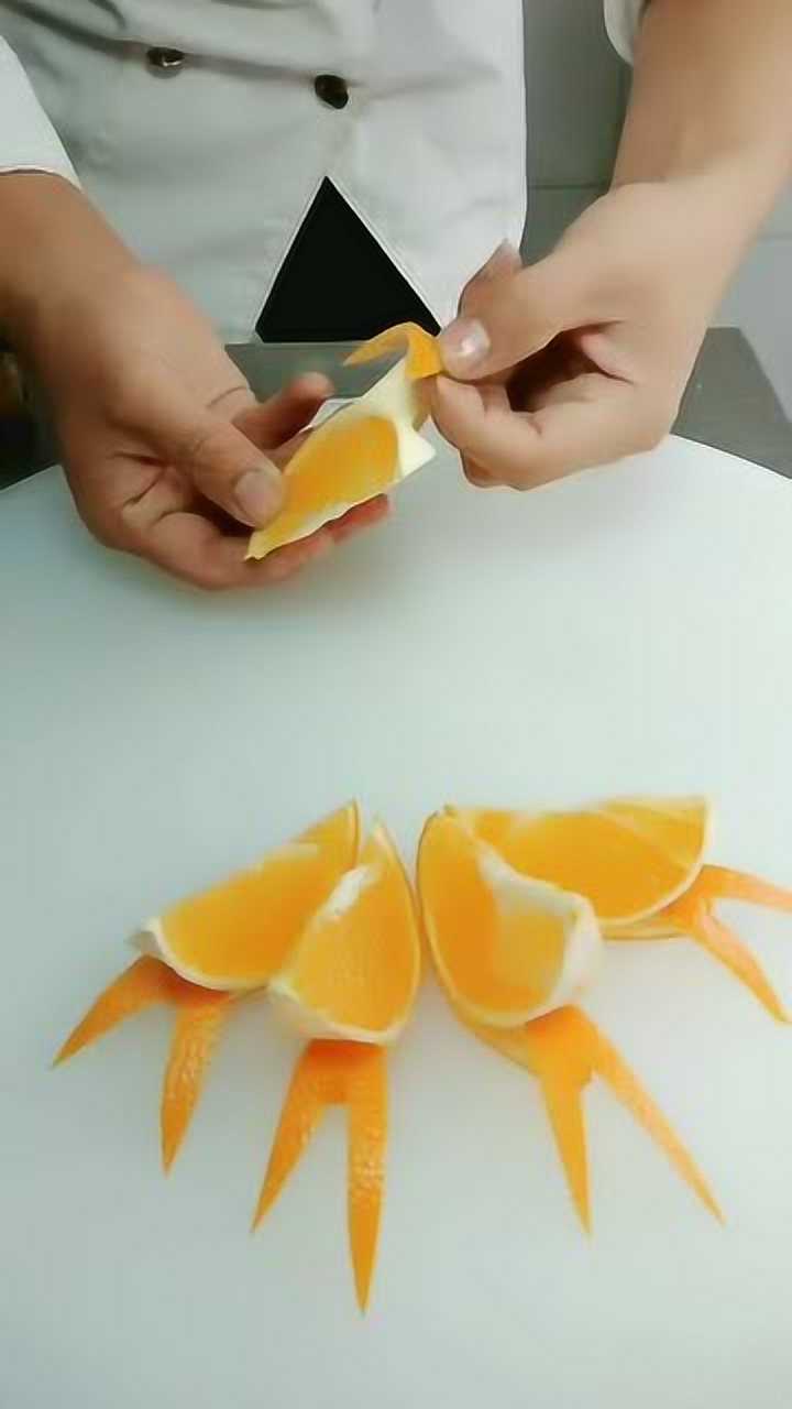 果盘的简单切法,很简单哟!