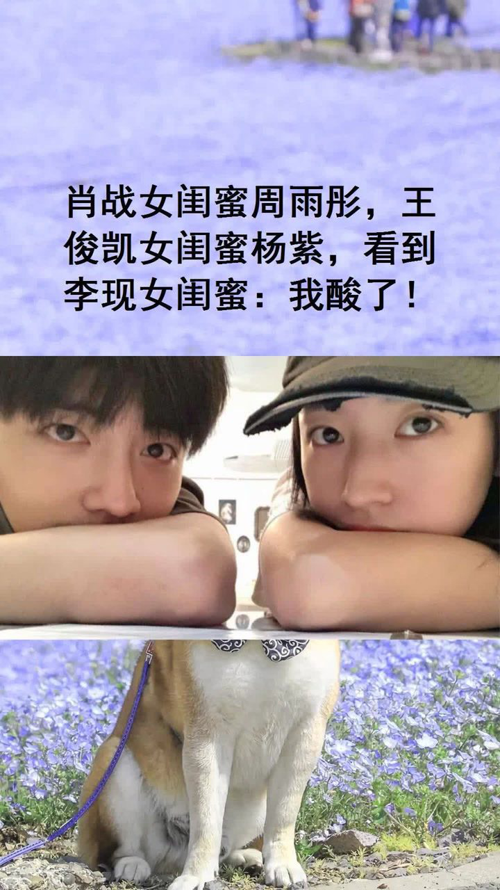 男星女闺蜜肖战闺蜜周雨彤看到李现的闺蜜我酸了