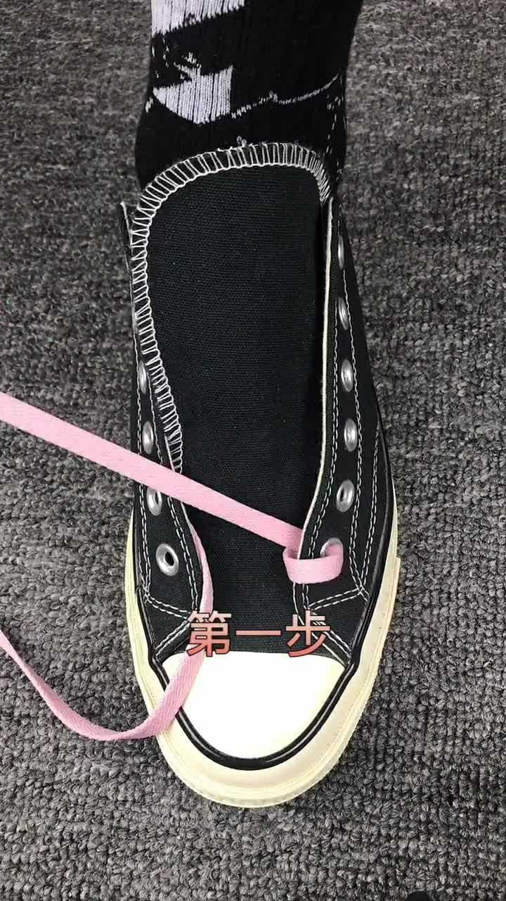 匡威开口笑系法这样系鞋带出门回头率百分百