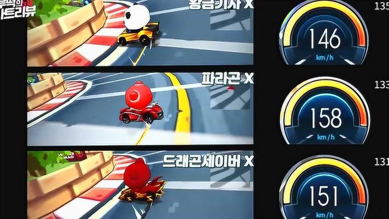 跑跑卡丁车hf游侠x性能测试起跑漂移弯道加速