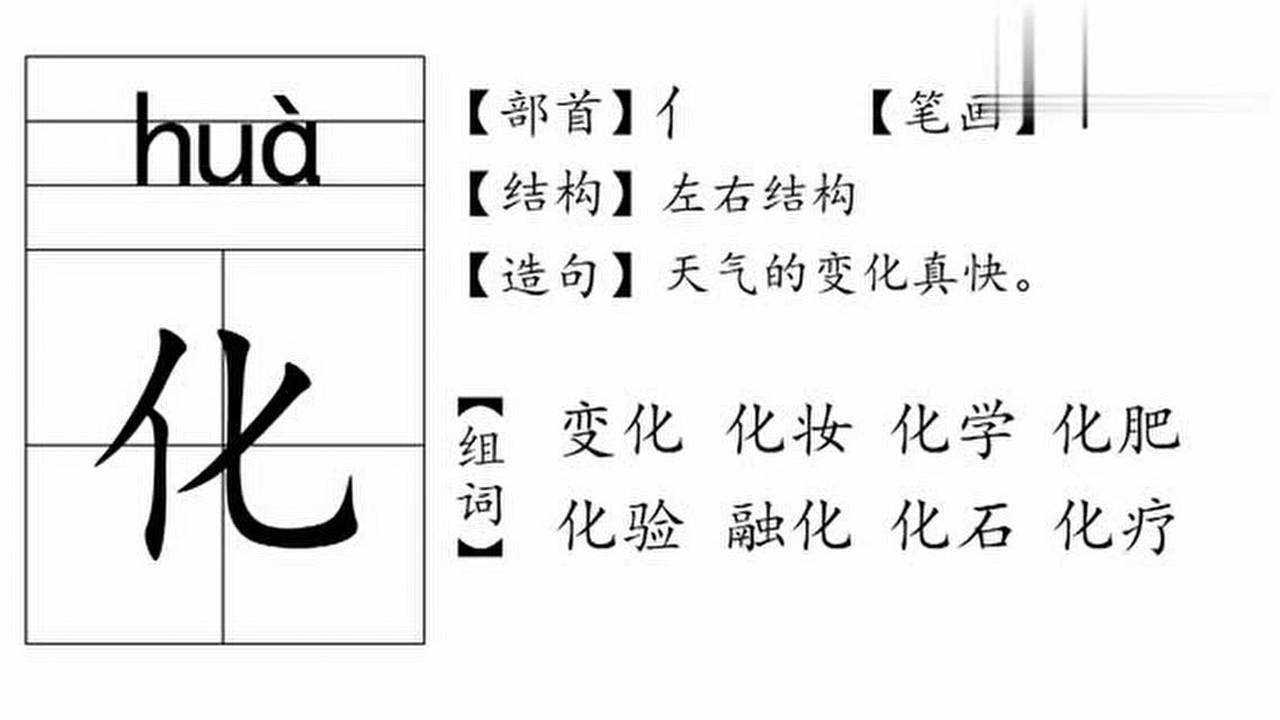 怎么用化组词语你们都get到了吧,超简单
