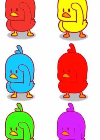 小黄鸭丨抖音小黄鸭表情包 丨彩色版丨全套
