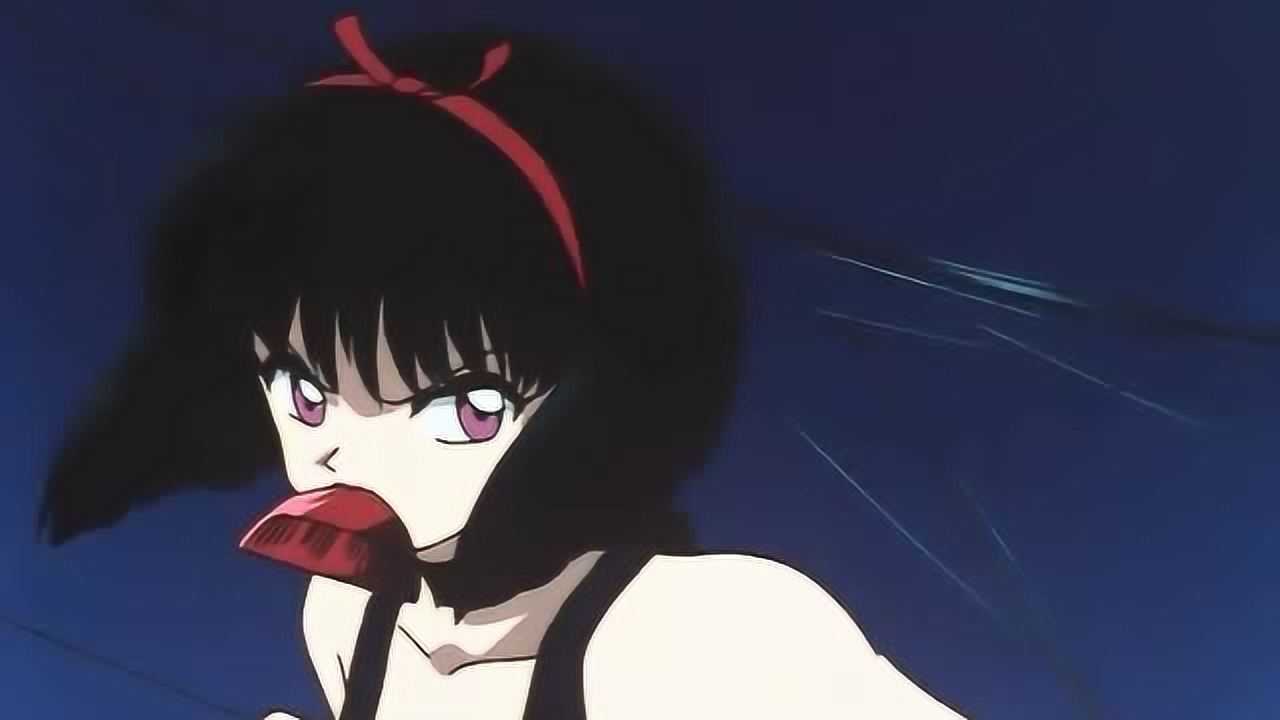 犬夜叉和逆发结罗死战,不料女妖下狠手,召唤出无数死人的头发