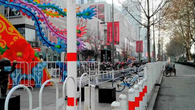 河北邯郸街景十,人民路美乐城灯展,都在网上看灯展吧