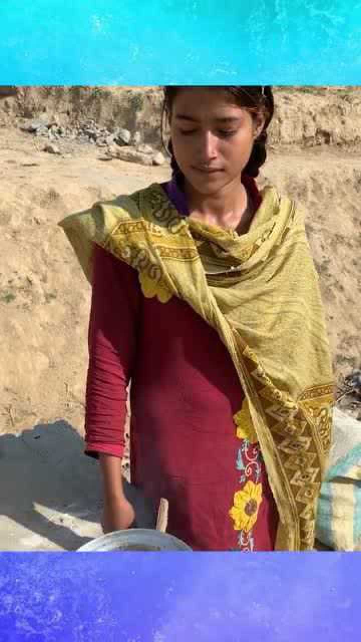 实拍巴基斯坦贫民区第一美女,眼前的画面太美,想娶回家!