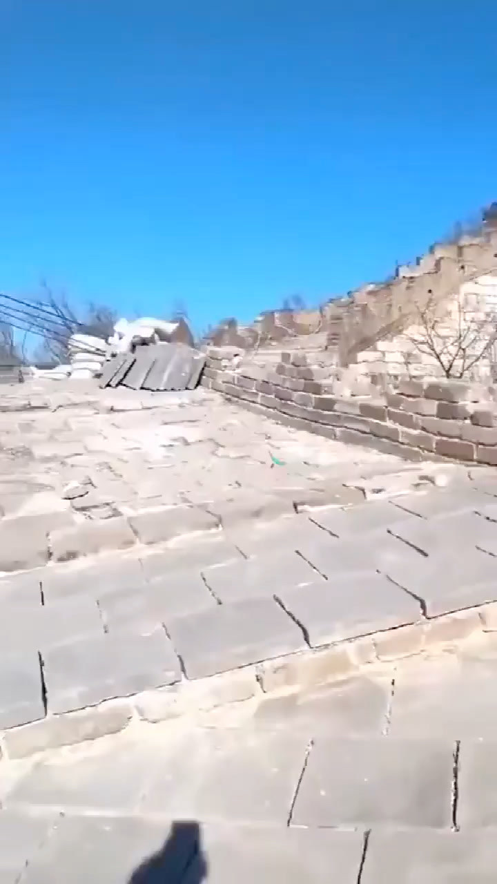 都说要给长城贴瓷砖全是大白话我已经在做了