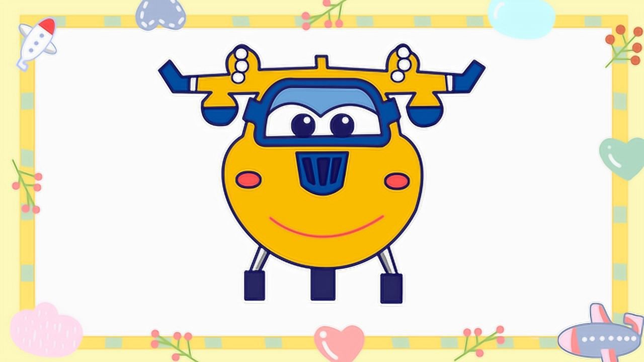 超级飞侠乐迪和多多帮忙寻找机器人多多简笔画