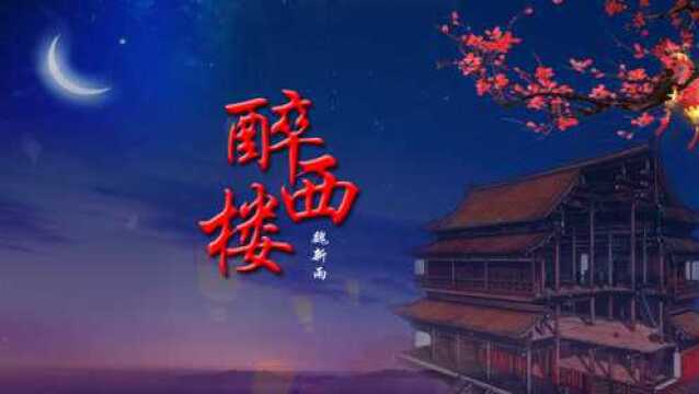 魏新雨一首醉人的古风歌曲《醉西楼》一壶相思酒,今夜我醉西楼