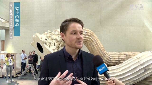 像蛇一样会动的罗马柱 澳国家美术馆的中国艺术家展品