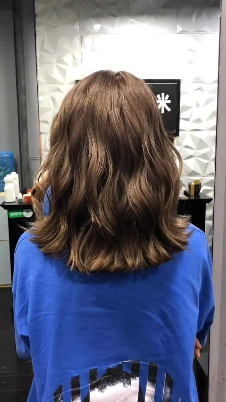 短发木马卷,活泼俏皮还很可爱