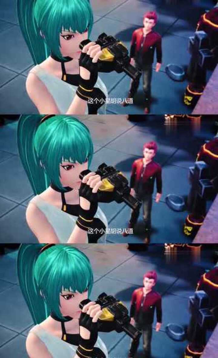 钢铁飞龙2炽焰和美琪在街上巡逻查看是否有敌人以便做准备