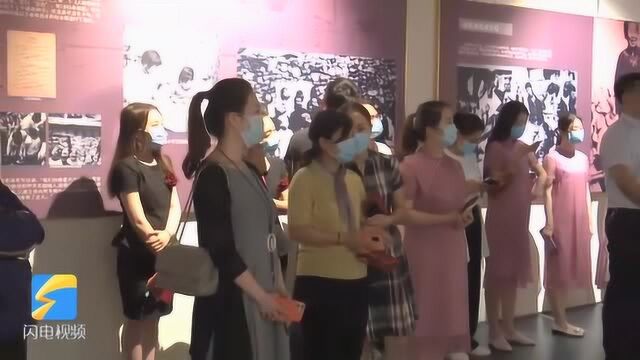 40秒|红色基因,薪火相承!沂蒙精神图片展在枣庄滕州展出