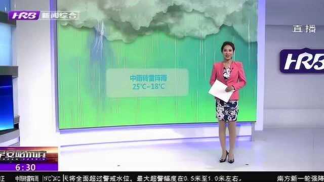 哈尔滨今明两天仍有雷雨天气 8日天气逐渐转晴 气温最高达29℃