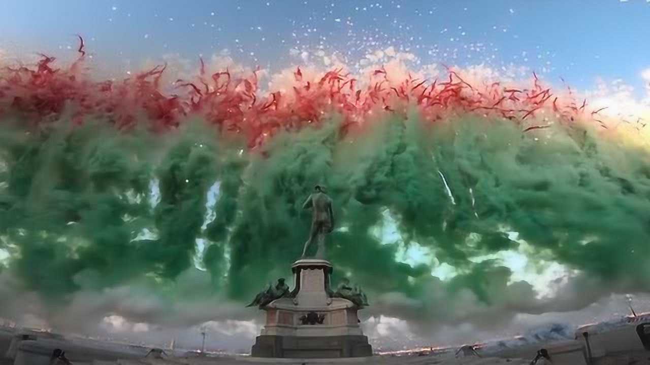 震撼的美!佛罗伦萨《空中花城》-艺术大师蔡国强作品