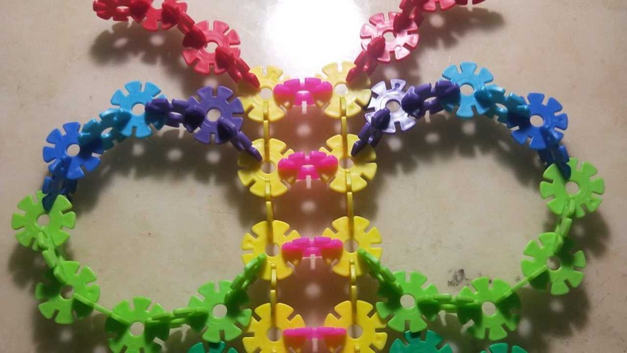 百变雪花片之蝴蝶