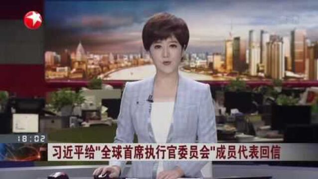 习近平给“全球首席执行官委员会”成员代表回信